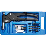 Kraftplus k. 105 - 2496 kit de pince � rivets � riveter riveteuse � t�te pivotante rotative 360� pour ...