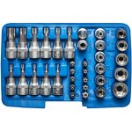 Kraftplus k. 150 - 2134 coffret de douilles et embouts �toiles m�les t - profil et femelles e - profil ...