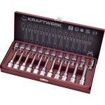 Kraftwerk - coffret de douilles - embouts � tx, 1 / 2', 23 pcs.
