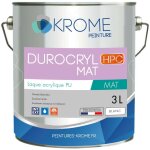 Krome peinture - krome durocryl mat laque acrylique polyurthane - intrieur et extrieur couleur: blanc ...