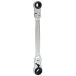 Kstools ? jeu de cl�s polygonales � cliquet articul� 4 en 1 ? 10x13 - 17x19mm ? 72 dents ? acier chrome ...