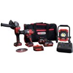 Ks tools - 515. 4731f - a2 - kit d'outillage �lectroportatif sans fil - perceuse, meuleuse et accessoires ...