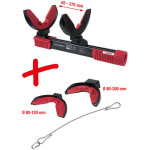 Ks tools ? kit de compresseur de ressort 6 pi�ces ? pour ressorts coniques et ronds ? capacit� 80 - 200mm ...
