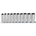 Ks tools - rail de 10 douilles longues 6 pans ultimate� 1 / 2'' - 922. 1263