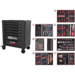 Ks tools - servante one by one 7 tiroirs �quip�e de 337 outils - 823. 7337f