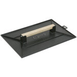 Ks tools - taloche plastique noire - poign�e bois - plateau alv�ol� - 200x120 mm - 144. 0526