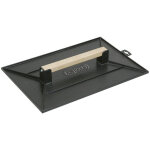 Ks tools - taloche plastique noire - poign�e bois - plateau alv�ol� - 420x260 mm - 144. 0520