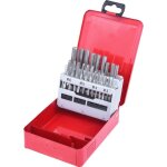 Coffret de tarauds hss m 21 pcs en box m�tal, m3 - m12