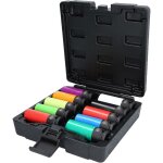 Jeu de douilles � chocs 1 / 2' sp�ciales pour jantes aluminium, 10 pcs