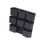 Ks tools - lot d'inserts pour boite de transport scm, 9 pi�ces - 850. 0376