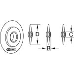 Molettes de rechange pour ratch - cut 8 - 28mm