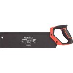 Ks tools - scie � dos travaux de finition 350mm, 2 angles de coupe 12tpi, poign�e bi - mati�re - 907. ...
