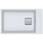 Franke - kubus 2 - �vier en fragranit kng 110 - 62, 76x46 cm, blanc artic 125. 0512. 517