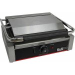 Presse � panini professionnelle grill electrique - 1 plaque inox rainur�e 2200w 50 - 300 � c - parfait ...