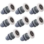 Kzq - 8 pcs roulette porte douche coulissante 19mm rouleaux pour salle de bains roulettes coulissantes ... Kzq - 8 pcs roulette porte douche coulissante 19mm rouleaux pour salle de bains roulettes coulissantes ...