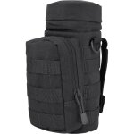 Kzq - bouteille d'eau h2o rembourre sac  boire molle utility cool pocket noir