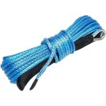 Kzq - corde du treuil synthétique 6 mmx15 m(1 / 4' x 50') force de rupture 3400kg (10000 lb) câble du ... Kzq - corde du treuil synthétique 6 mmx15 m(1 / 4' x 50') force de rupture 3400kg (10000 lb) câble du ...