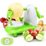 Kzq - pèle - pommes ventouse & coupe - pomme trancheur à 8 lames, lames de coupe en acier inoxydable ... Kzq - pèle - pommes ventouse & coupe - pomme trancheur à 8 lames, lames de coupe en acier inoxydable ...