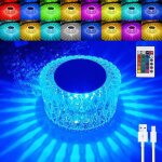 Kzq - rgb télécommande night light led coloré dimmer lampe de table bar touch switch décoratif lampe ... Kzq - rgb télécommande night light led coloré dimmer lampe de table bar touch switch décoratif lampe ...
