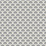 L3c - toile cirée au mètre - largeur 140 cm - motifs art déco - gris L3c - toile cirée au mètre - largeur 140 cm - motifs art déco - gris