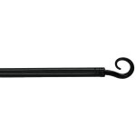 Tringle déco extensible 60 à 80 cm fer forgé spiralia Tringle déco extensible 60 à 80 cm fer forgé spiralia