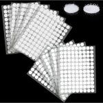 1080 pcs scratch autocollant rond, scratch autocollant double face, 540 paires 10mm pastille scratch ... 1080 pcs scratch autocollant rond, scratch autocollant double face, 540 paires 10mm pastille scratch ...