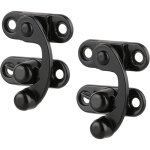 Lablanc - lot de 2 crochets de verrouillage vintage  fermeture rapide avec vis - crochets de verrouillage ...