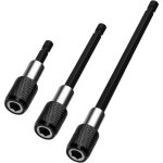 Lot de 3 porte - embouts à changement rapide - extension de foret magnétique - tige hexagonale de 1 / ... Lot de 3 porte - embouts à changement rapide - extension de foret magnétique - tige hexagonale de 1 / ...