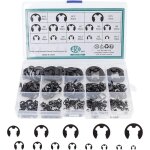 450 pices circlips assortiment, circlips e - clips, anneau de e - clips circlip externe en acier  ressort ...