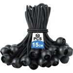 Lablanc - lot de 50 tendeurs élastiques avec boule , tendeur de bâche, sandow élastique, corde élastique, ... Lablanc - lot de 50 tendeurs élastiques avec boule , tendeur de bâche, sandow élastique, corde élastique, ...