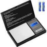 Digital prcision 500g / 0. 01g, balance de cuisine en acier inoxydable avec cran lcd, pour peser des ...