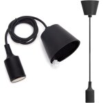 E27 support de lampe en silicone, câble de 100 cm avec support de plafond, lampe à suspension pour accessoires ... E27 support de lampe en silicone, câble de 100 cm avec support de plafond, lampe à suspension pour accessoires ...