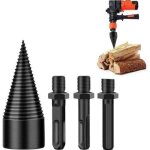 Fendeuse de bches 45mm, fendeuse de bches, fendeuse  bois perceuse sre, fendeur de bche pour fendre ...