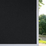 Film fenetre anti regard, film occultant fentre noir 44. 5x200cm, film electrostatique vitre, film opaque ...