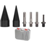 Foret amovible pour fendeuse de bches, foret pour fendeuse de bois, tournevis conique pour perceuse ...