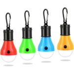 Lablanc - lampe de camping, 4x lanterne de camping led lampe de camping  piles lampe de tente portable ...