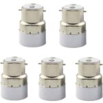 Lablanc - paquet de 5 convertisseurs de douille d'ampoule b22  e14 douille de douille b22 passer au ...