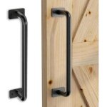 Poigne de porte rtro pour quincaillerie de meubles de porte de grange coulissante 1pc, poigne de porte ...