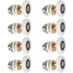Lablanc - porte de douche - rouleau roulette roue pour porte de douche roulettes coulissantes porte roue ...