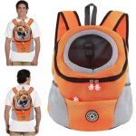 Lablanc - sac � dos de transport pour chiens, respirant, r�glable sac � dos pour chien et chat avec fond ...