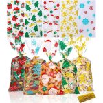 Lablanc - sachets confiserie nol 150 pices sacs cellophane nol sachets transparents pour biscuits ...