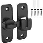 Verrou serrure de fermeture porte interieure coulissante, 90°loquet de crochet a porte bascule, verrouillage ... Verrou serrure de fermeture porte interieure coulissante, 90°loquet de crochet a porte bascule, verrouillage ...