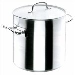 Lacor - marmite traiteur inox 24cm + couvercle 50124