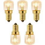 Ladac�e - lot de 5 ampoule � sel 15w e14 t22, incandescence blanc chaud 2700k, 80lm, ac 230v, ampoule ...