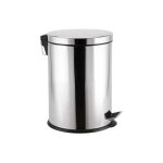 Lady doc - poubelle en acier inoxydable avec p�dale - 3 litres. cm. 16, 8x25, 7h.