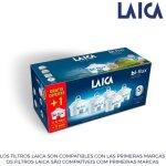 Laica f6s pack de 6 cartouches filtrantes blanc