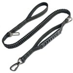 Laisse pour gros chien anti - traction (1. 65 m)?ceinture de s�curit�? absorption de choc + couture r�fl�chiss ...