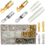 Vurahome - laiton bullet connecteurs kit, 400pcs 3. 9mm bullet terminal connecteur m�le et femelle avec ...