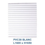 Lakal - tablier pvc38 blanc l1600xh1650