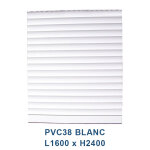 Lakal - tablier pvc38 blanc l1600xh2400